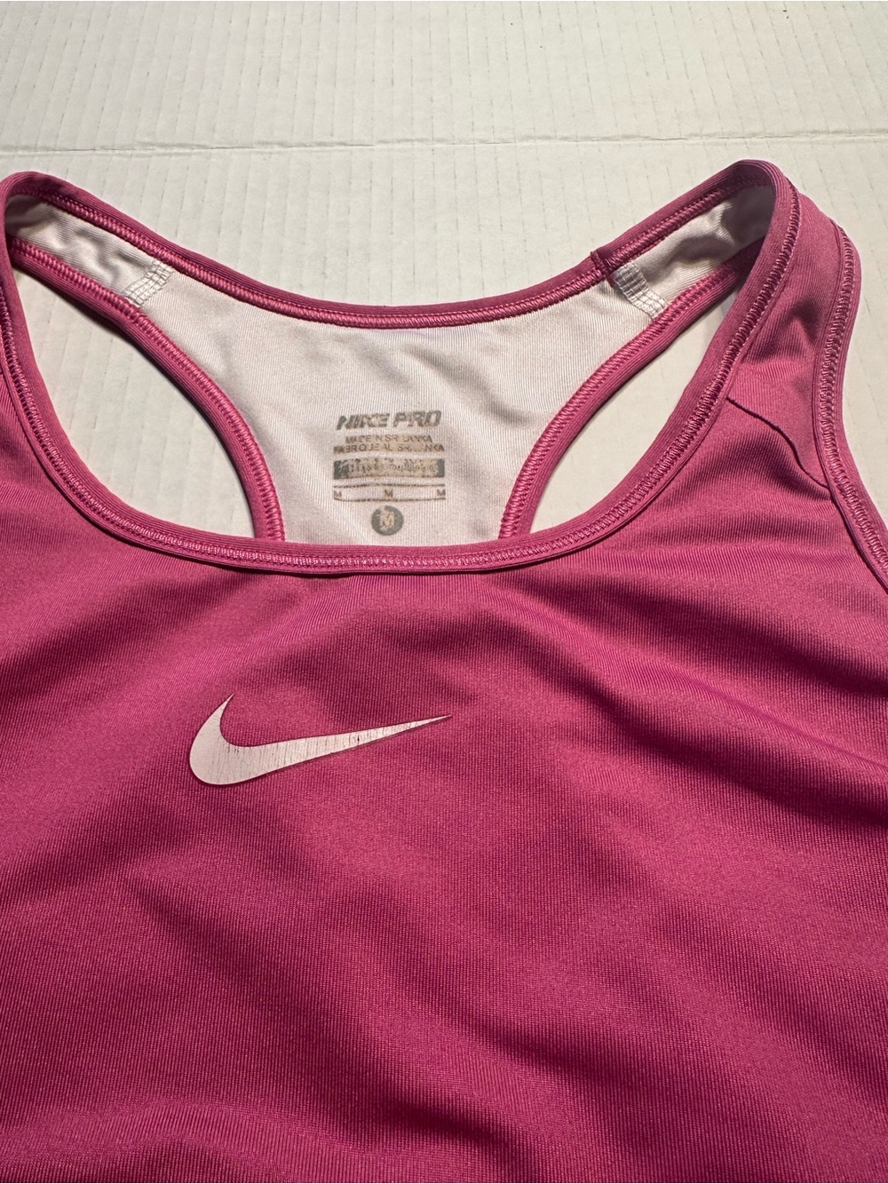 Nike Pink Racerback Dri-FIT Sports Bra - Picture 2 of 5